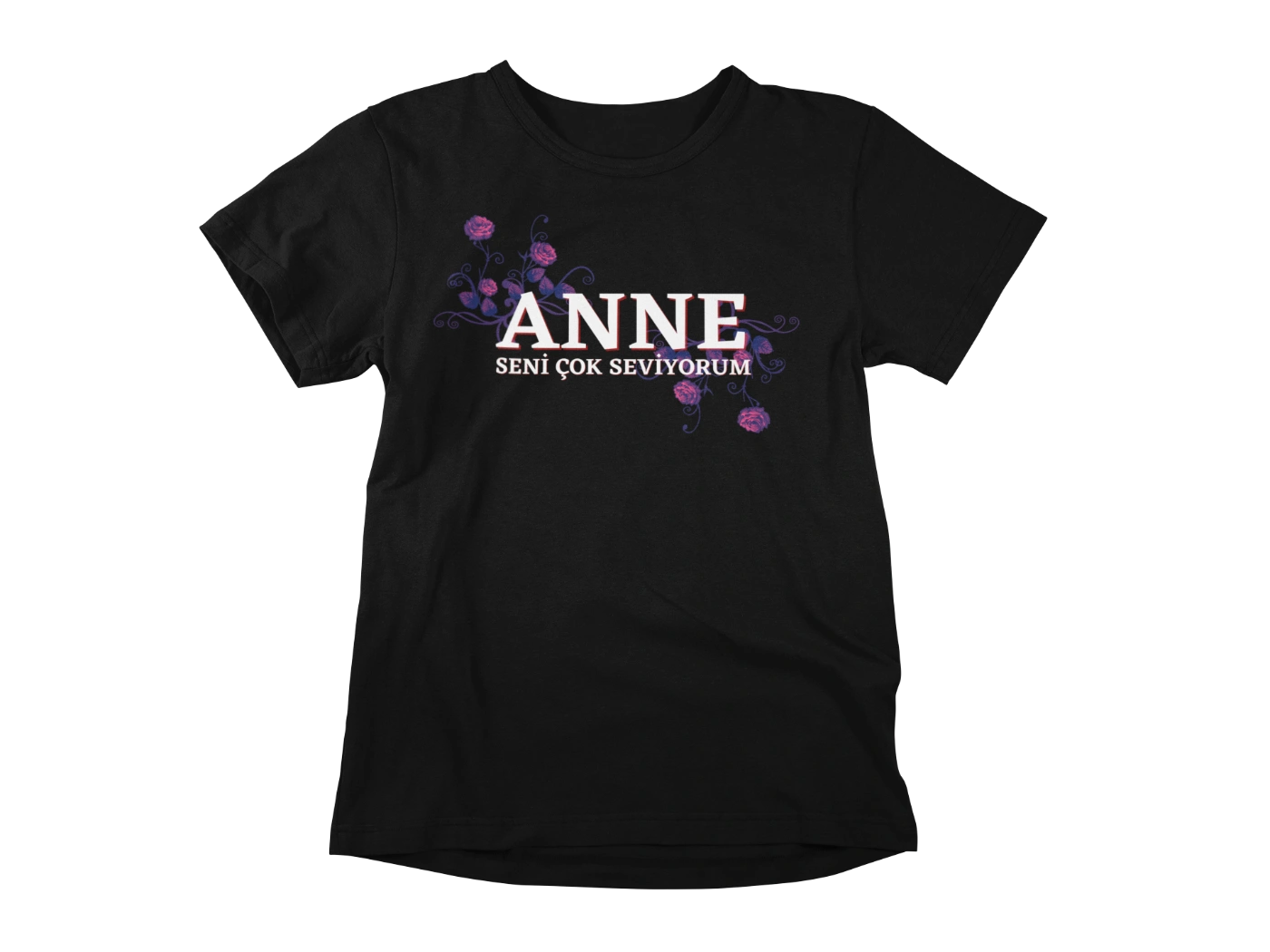 Anne seni cok seviyorum T-Shirt als Geschenkidee für Anne